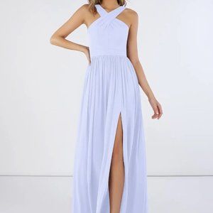 Azazie Elvira Lavender bridesmaid dress size A8